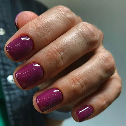 Waterproof short ballet press on nails set