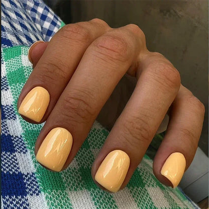 Waterproof short ballet press on nails set