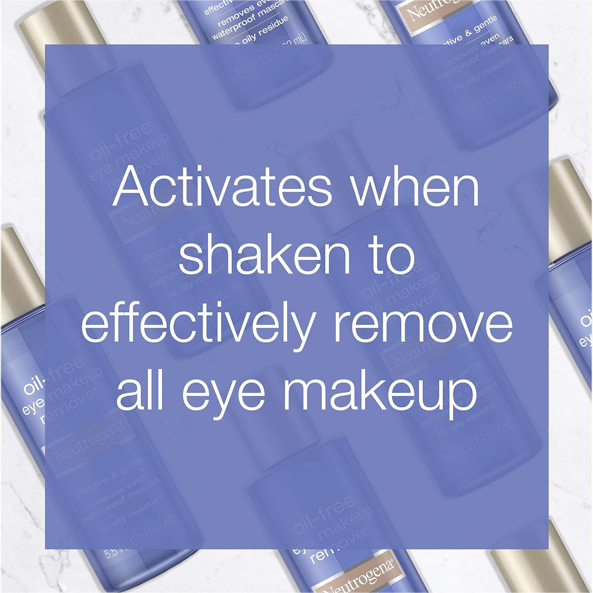 Gentle Oil-Free Eye Makeup Remover & Cleanser, 5.5 Fl Oz, 3 Pack
