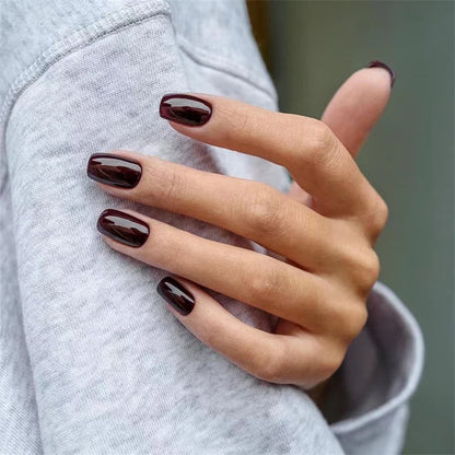 Waterproof short ballet press on nails set