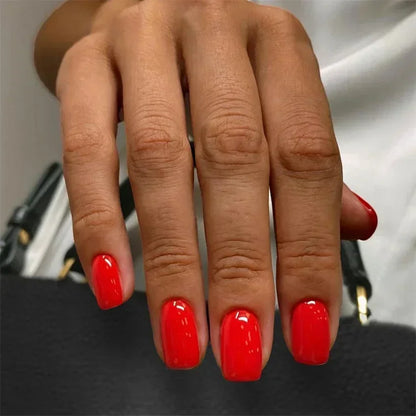 Waterproof short ballet press on nails set