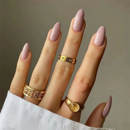 Waterproof short ballet press on nails set