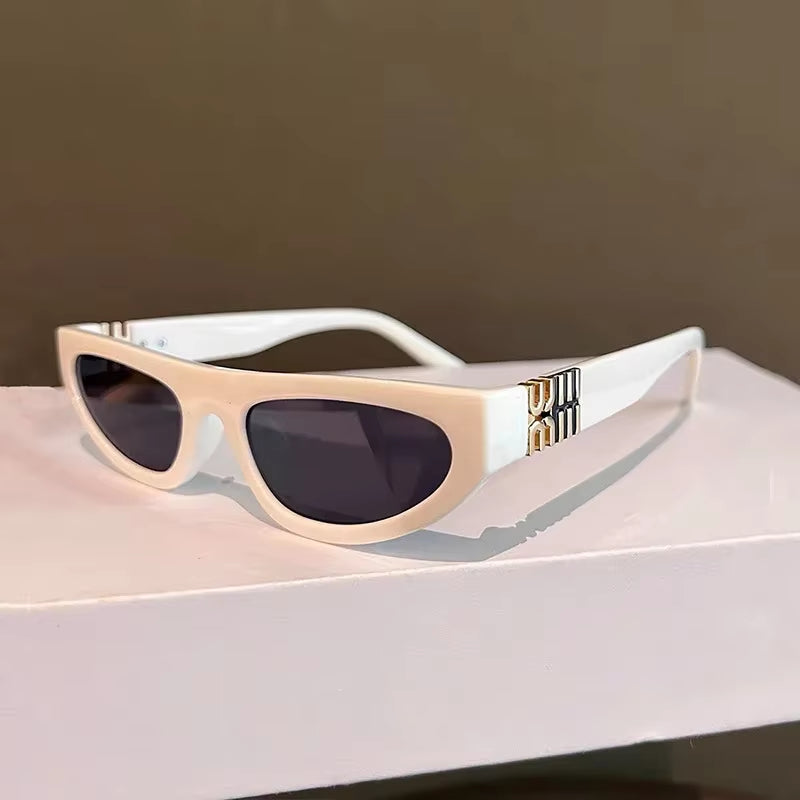 Retro cat eye sunglasses luxury UV400 women eyewear