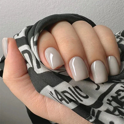 Waterproof short ballet press on nails set