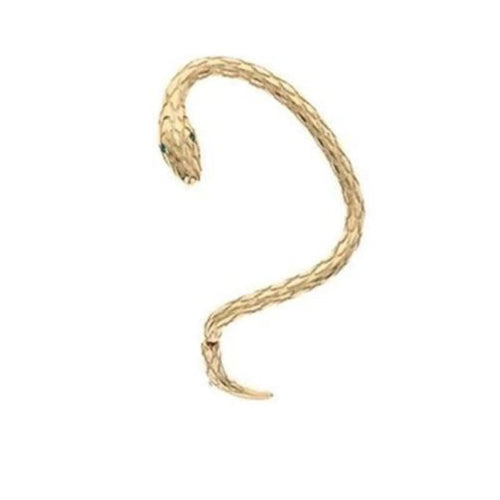 Vintage Snake Wrap Ear Hook Stainless Steel Earrings for Women Gothic Accessories Clip on Earrings Women'S Trend Earrings 2022