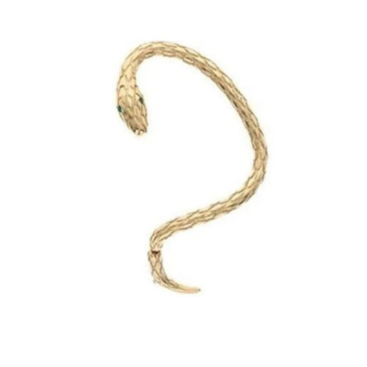 Vintage Snake Wrap Ear Hook Stainless Steel Earrings for Women Gothic Accessories Clip on Earrings Women'S Trend Earrings 2022