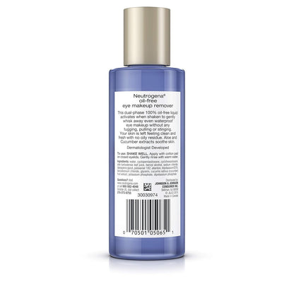 Gentle Oil-Free Eye Makeup Remover & Cleanser, 5.5 Fl Oz, 3 Pack