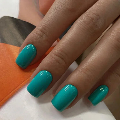 Waterproof short ballet press on nails set