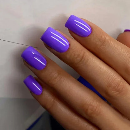 Waterproof short ballet press on nails set