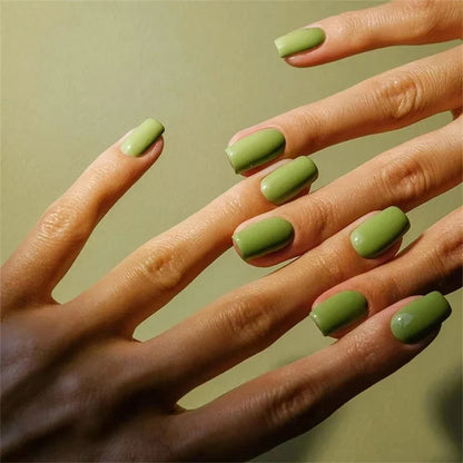 Waterproof short ballet press on nails set