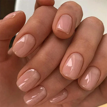 Waterproof short ballet press on nails set