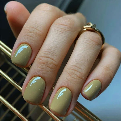 Waterproof short ballet press on nails set