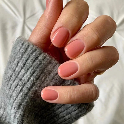 Waterproof short ballet press on nails set