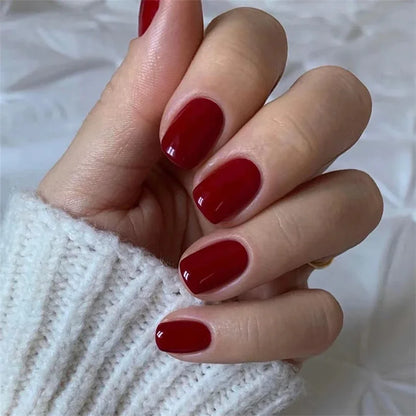 Waterproof short ballet press on nails set