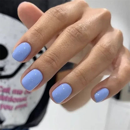 Waterproof short ballet press on nails set