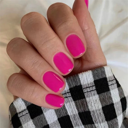 Waterproof short ballet press on nails set