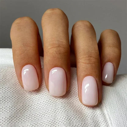 Waterproof short ballet press on nails set