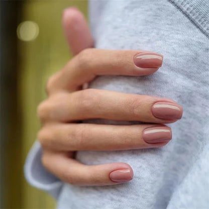 Waterproof short ballet press on nails set