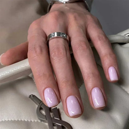 Waterproof short ballet press on nails set
