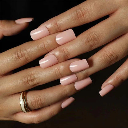 Waterproof short ballet press on nails set