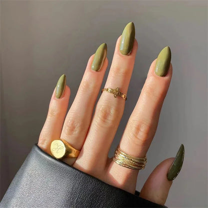 Waterproof short ballet press on nails set