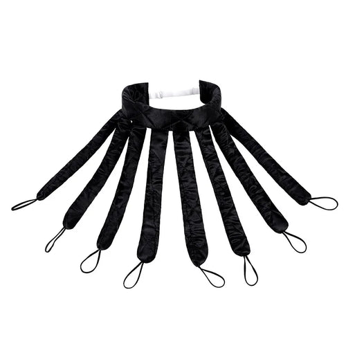 lazy hair curler, overnight curls,ribbon hair curler, silk hair curler, curling headband, no heat curls, heatless curling rod.