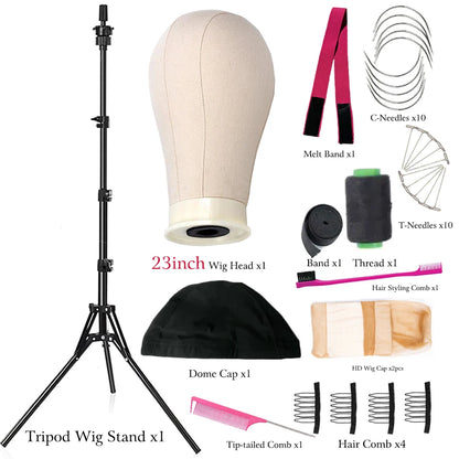 Wig Stand Tripod with Head