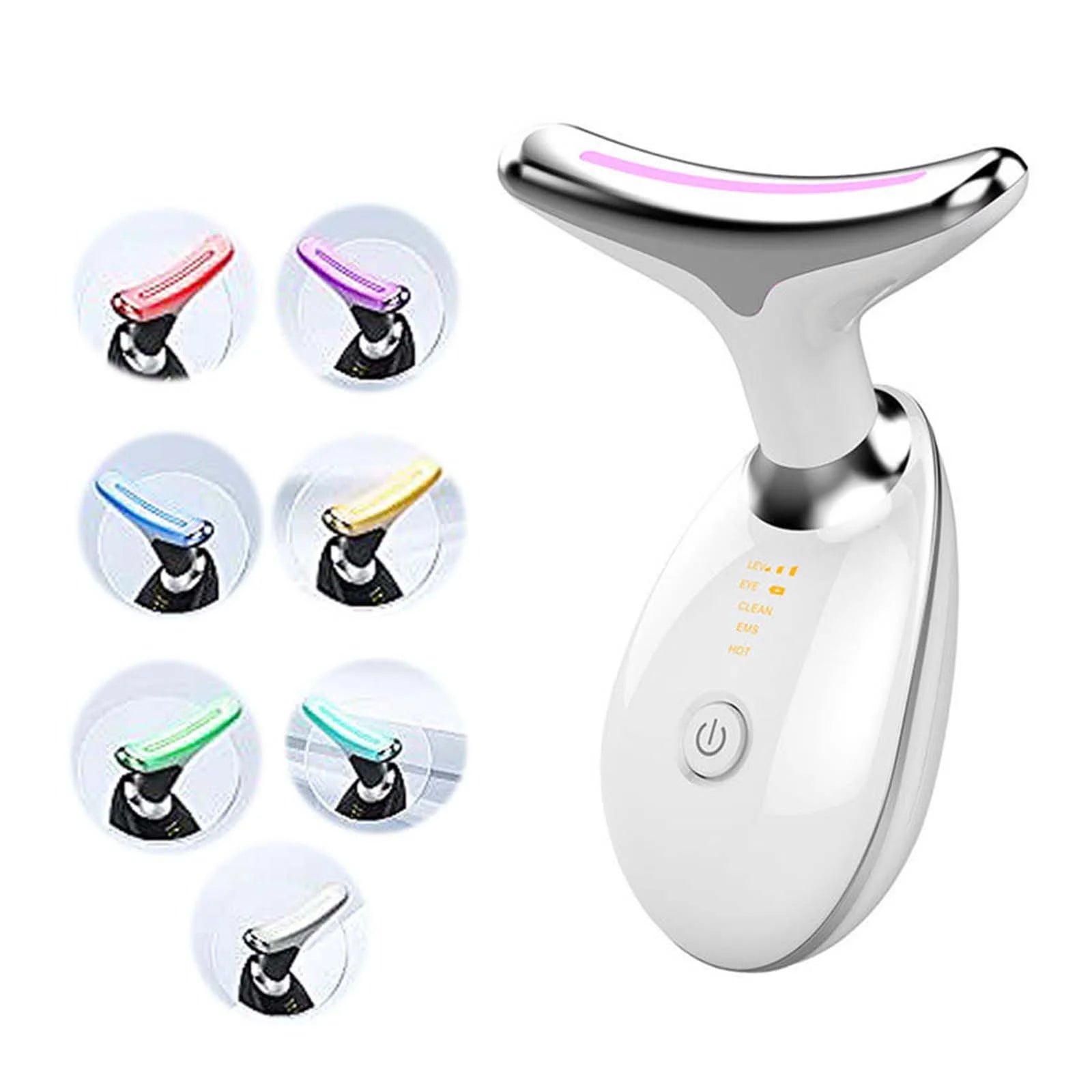BGZLEU Neck Face Beauty Device, Skin Care Facial Massager, 3 in 1 Portable Face Massager for Skin Care, Face Sculpting Tool, Vibration, Thermal, Microcurrent