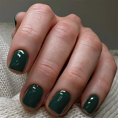 Waterproof short ballet press on nails set