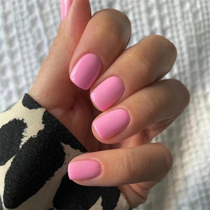 Waterproof short ballet press on nails set