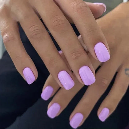 Waterproof short ballet press on nails set