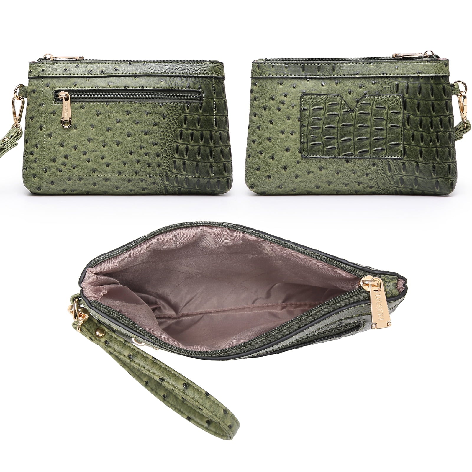 Women Handbags and Purses Ladies Shoulder Bag Top Handle Satchel Tote Work Bag with Matching Clutch