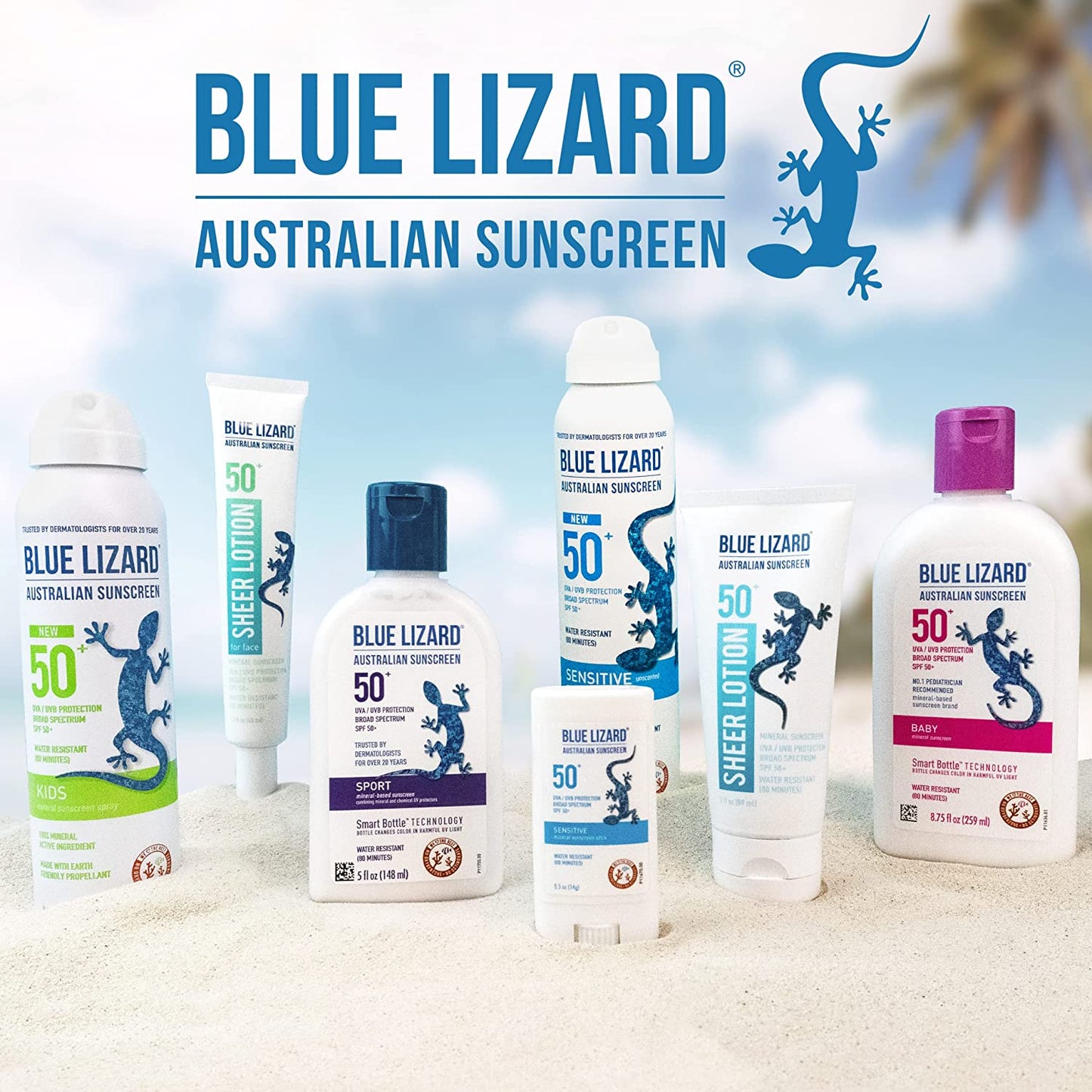 Baby Mineral Sunscreen with Zinc Oxide, Water Resistant, UVA/UVB Protection with Smart Technology - Fragrance Free, Unscented, SPF 50-5 Fl Oz - Bottle