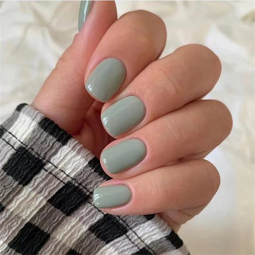 Waterproof short ballet press on nails set