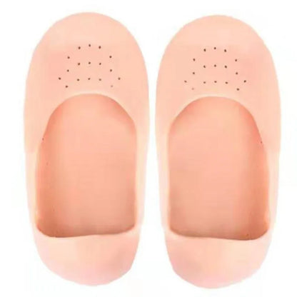 "Revitalize and Soothe Your Feet with Moisturizing Gel Heel Socks - Ultimate Foot Care Solution for Cracked Skin, Pedicure, and Health Monitoring"