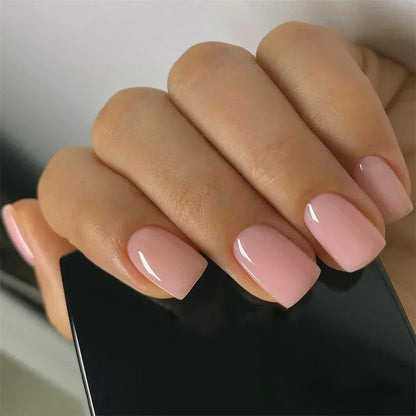Waterproof short ballet press on nails set