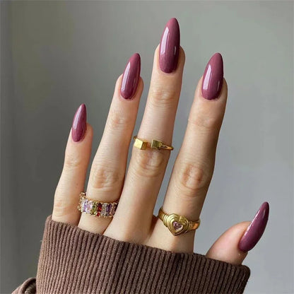 Waterproof short ballet press on nails set